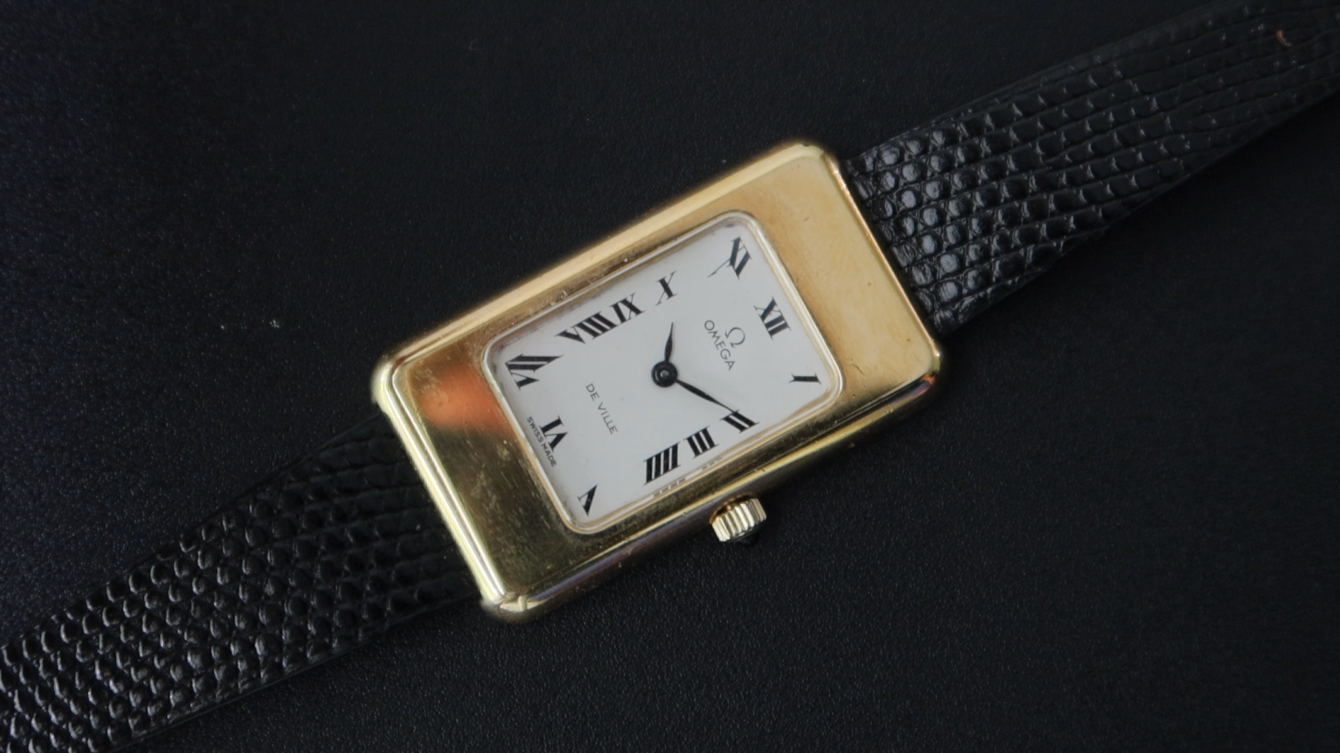 時計 Vintage OMEGA De Ville watch quartz Vintage Omega De Ville Quartz Cal.1325 Mens 34mm Swiss Made